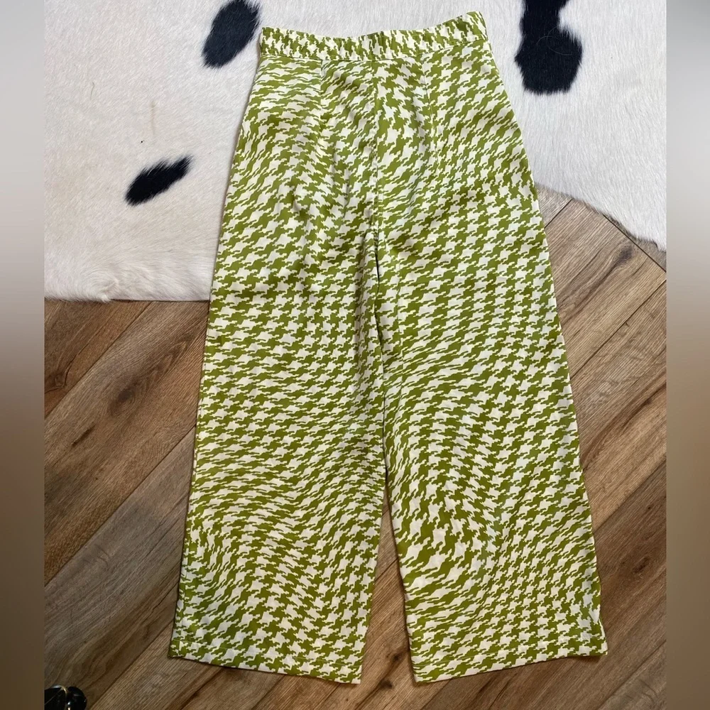 Urban Outfitters Olympia Scarf Printed Retro Art Deco Wide Leg Pants - Picture 9 of 10